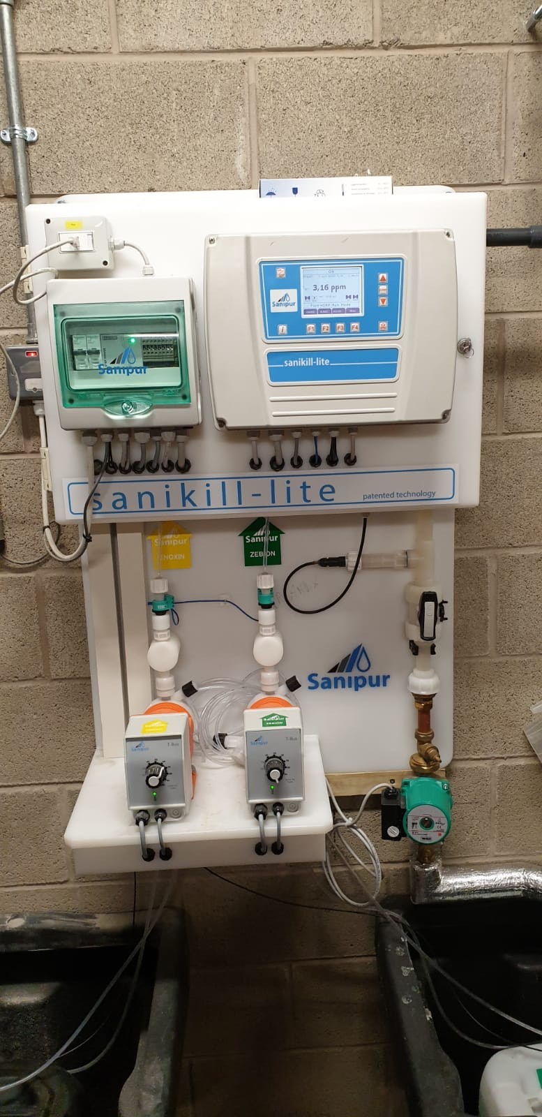 Successful monthly check on Sanipur Monochloramine Water Treatment Unit