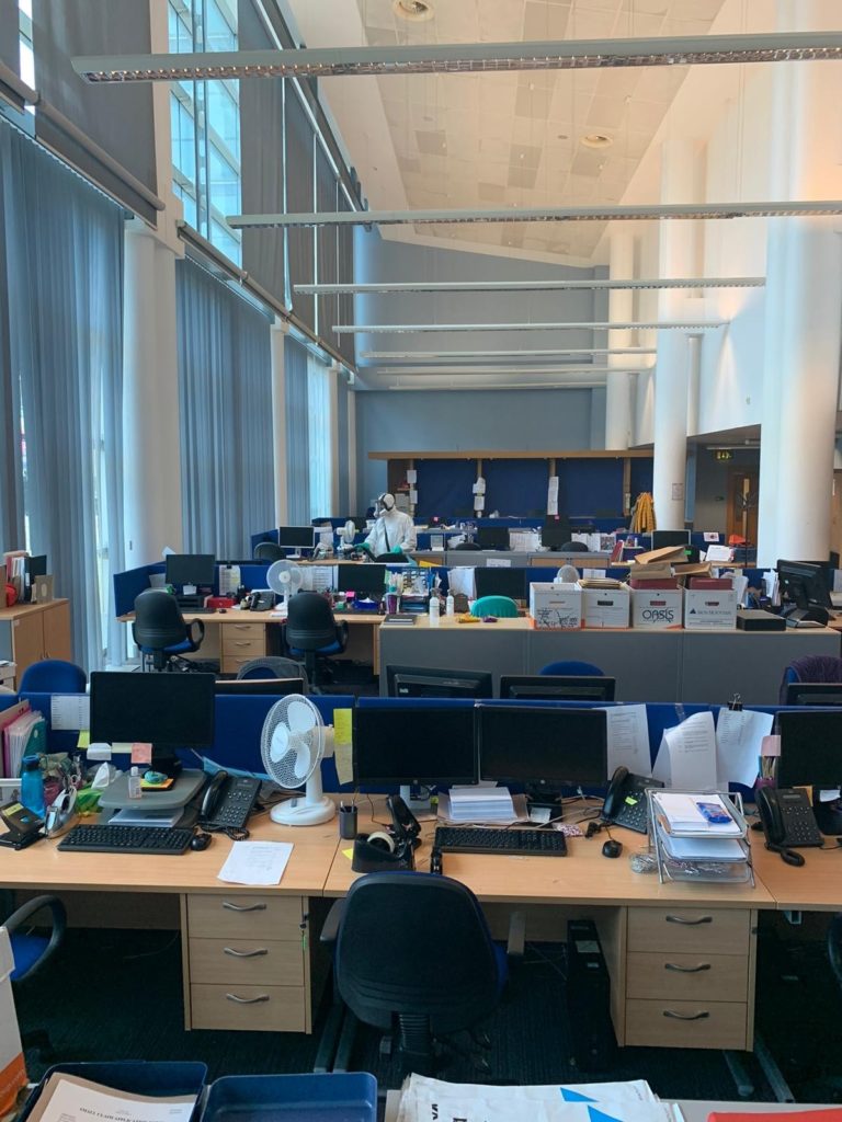 COVID-19 Disinfection Services continues