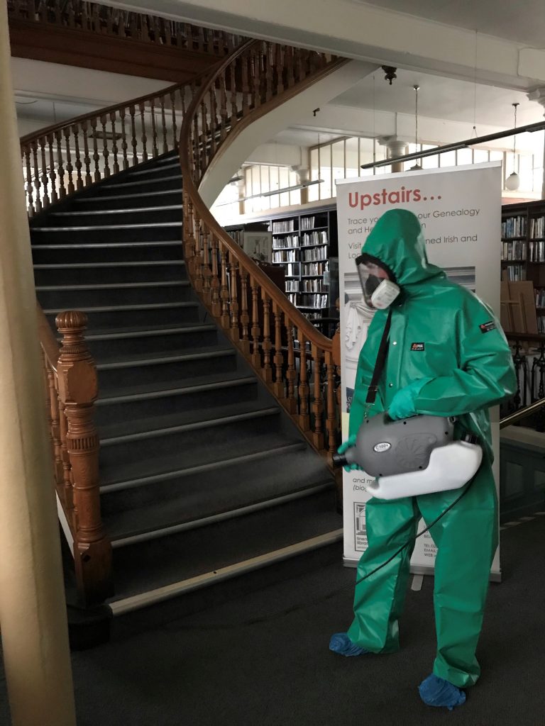 Fogging Disinfection continues