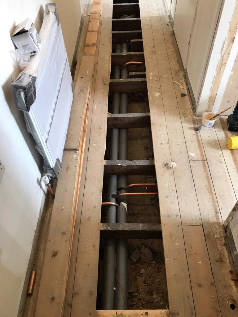 Domestic Plumbing and Heating refurbishment