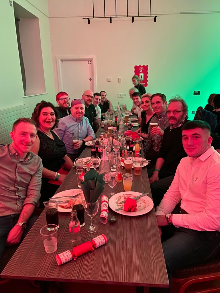 C A Services Christmas Night Out and their donation to Charity
