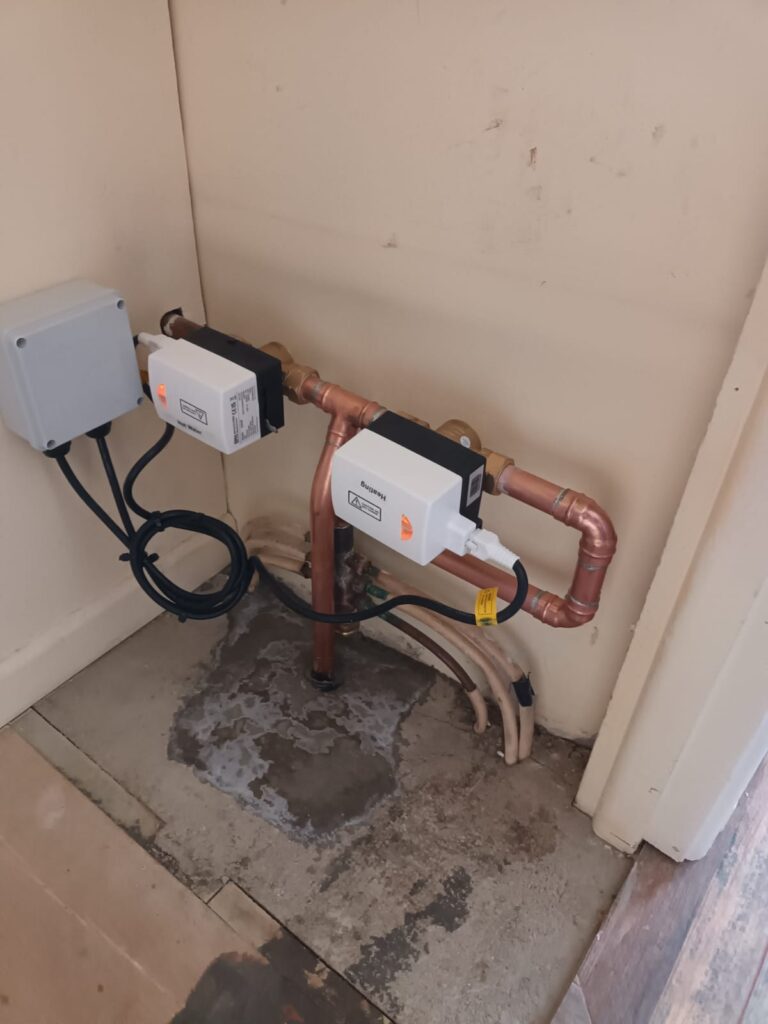 High Efficiency Boilers and separate controls for Heating & Hot Water