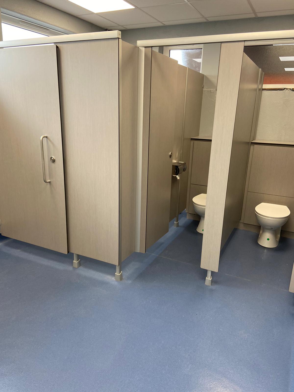 Toilet refurbishment completed by our Commercial/Industrial Division